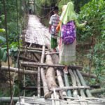Luput Perhatian, Jembatan Gantung Kamoning Bahayakan Warga Di Sampang
