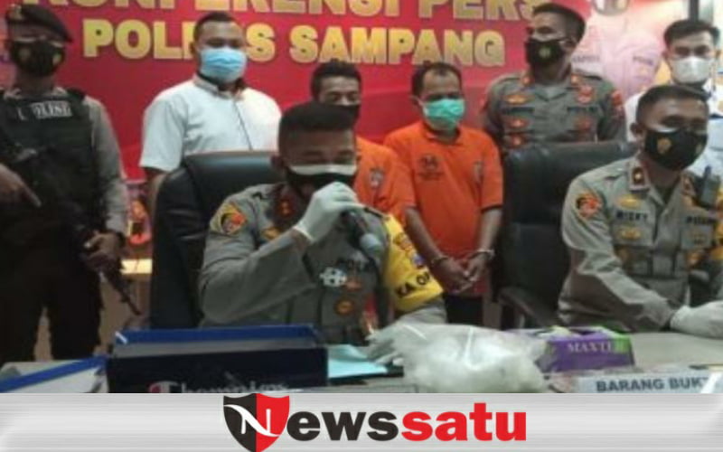 Satnarkoba Sampang Bekuk Kurir Sabu, Seberat 1,2 Kg