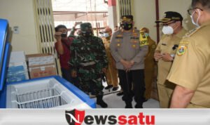 Forpimda Bondowoso Tinjau Kesiapan Penyimpanan Vkasin Covid-19