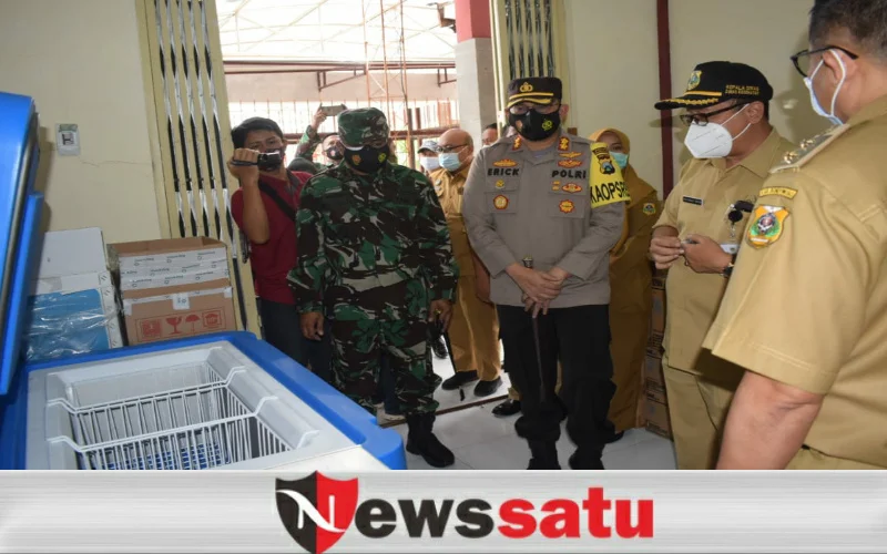 Forpimda Bondowoso Tinjau Kesiapan Penyimpanan Vkasin Covid-19