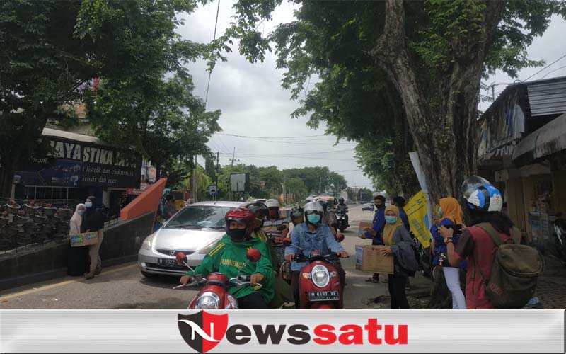 PMII Sumenep Gelar Aksi penggalangan Dana Korban Banjir Dan Gempa