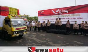 Polda Jatim Kirim Puluhan Ribu Paket Sembako ke Korban Banjir dan Gempa