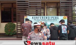 Ugal-ugalan Saat Mengemudi, Sejumlah Pemuda Diamankan Satlantas Polres Probolinggo Kota