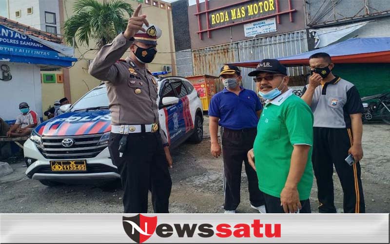 Ada Perubahan Arus Lalin, Kasatlantas Polres Sampang Getol Sosialisasikan