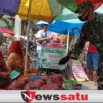 Dandim dan Kapolres Pamekasan Blusukan Masker