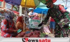 Dandim dan Kapolres Pamekasan Blusukan Masker