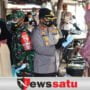 Kapolres Pamekasan Gandeng Dandim 0826 Grebek Masker di Pasar Blumbungan