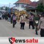 Cegah Covid-19, Forkopimcam Omben Bagikan Masker Dengan Longmarch