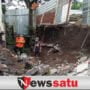 Diterjang Banjir, Plengsengan di Junrejo Ambrol Dan 2 Rumah Ambruk