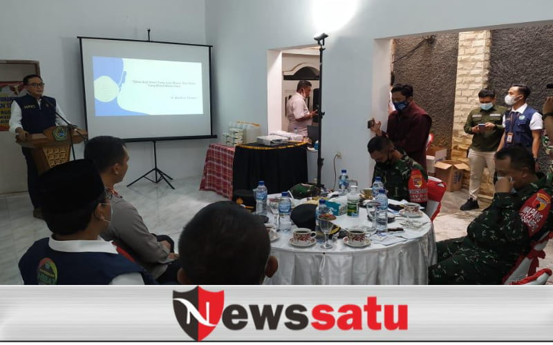 Kasdam V Brawijaya Apresiasi Kesiapan Posko PPKM Mikro di Bugih Pamekasan