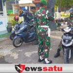 Kodim 0828 Sampang Pelototi Disiplin Prokes Kawasan Di Makodim