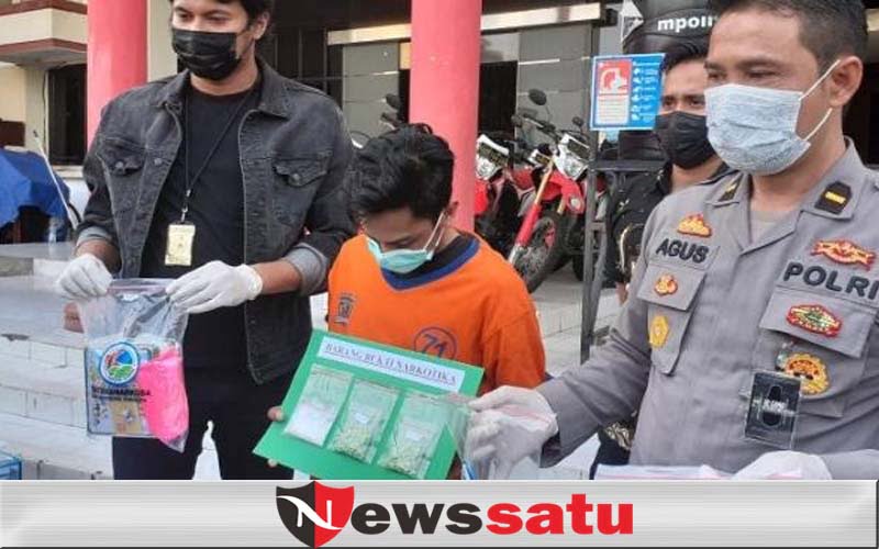 Satreskoba Polrestabes Bekuk Pengedar Sabu Sistem Ranjau di Surabaya