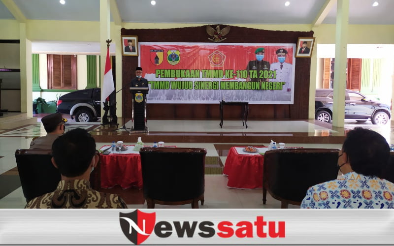 Bupati Salwa Apresiasi TMMD ke 110