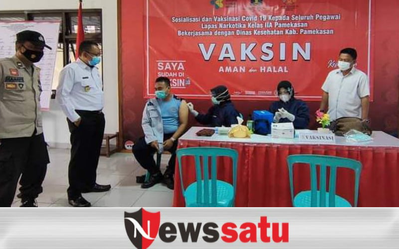 WBP Lapas Sustik Pamekasan Tunggu Giliran Divaksinasi