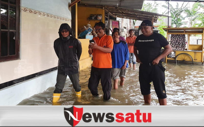 Air Dam Blumbungan Meninggi, Ruas Jalan Kota Pamekasan Tergenang