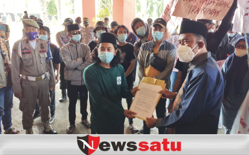 Rapor Merah OPD, Aktivis GPMS Demo Kantor Bupati Sumenep