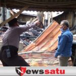 Pasar Palengaan Terbakar, Diduga Karena Konsleting Listrik Dari Kios Pedagang