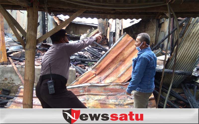 Pasar Palengaan Terbakar, Diduga Karena Konsleting Listrik Dari Kios Pedagang