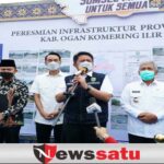Gubernur Sumsel Resmikan Kegiatan Infrastruktur Kabupaten OKI