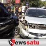 Laka Beruntun Di Depan Kantor Disbudpar Kota Probolinggo