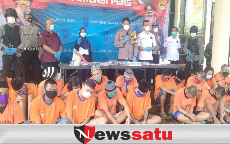 Satreskoba Polres Batu Ringkus Pelaku Sabu Paket Hemat Rp 50 Ribu