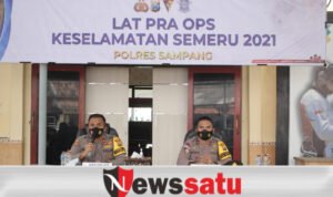 Polres Sampang, Gelar Latihan Praops Keselamatan Semeru dan Sosialisasi Larangan Mudik