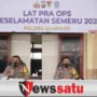 Polres Sampang, Gelar Latihan Praops Keselamatan Semeru dan Sosialisasi Larangan Mudik