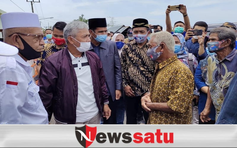 Bupati OKI Bangun Kembali Rumah Warga Terbakar di Terusan Laut