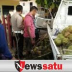 Pick Up Seruduk Mako Brimob di Pamekasan