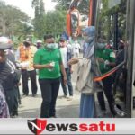 Kedatangan Santri Didata dan Dicek Kesehatan Oleh Satgas di Terminal Pamekasan