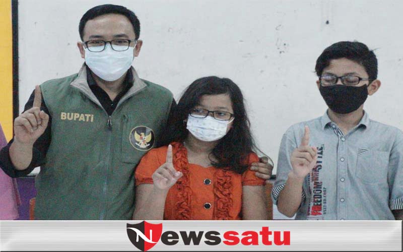 Bupati Pamekasan Peduli Prestasi Siswa Penderita Kelainan Mata