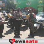 Dirlantas Polda Jatim Naik Moge Kunjungi Pos PAM Arek Lancor Pamekasan
