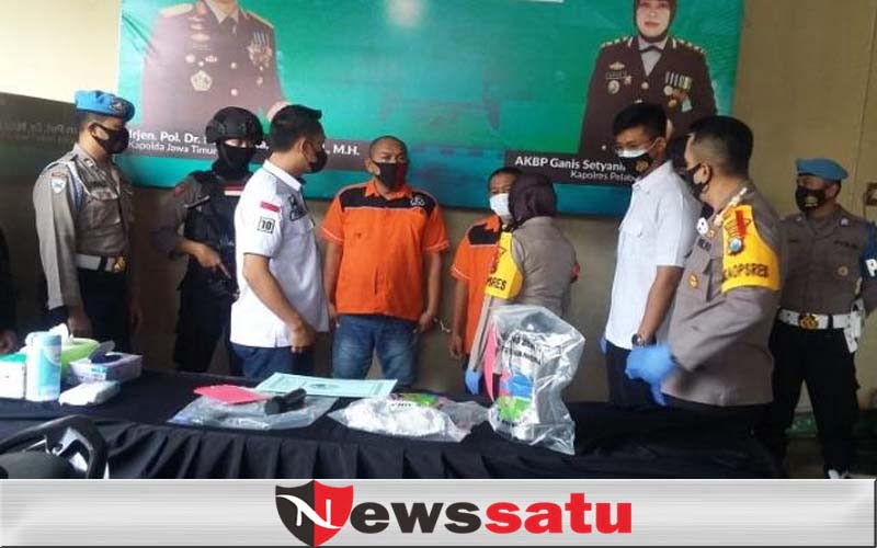 Dua Kurir Sabu Asal Pamekasan Diciduk Satreskoba Polres Tanjung Perak Surabaya
