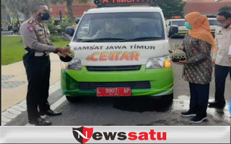 Gubernur Khofifah, Layanan PKB Samsat Bunda Harus Optimal di Jatim
