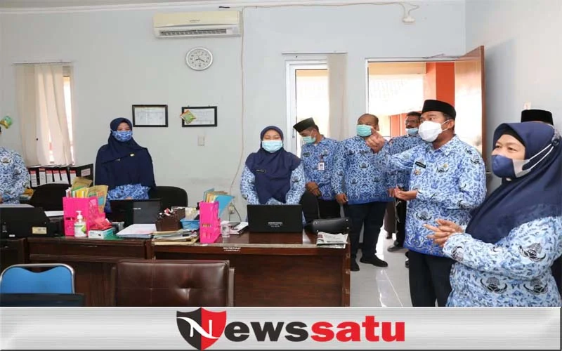 Hari Pertama Masuk Kerja, Bupati Sumenep Sidak OPD