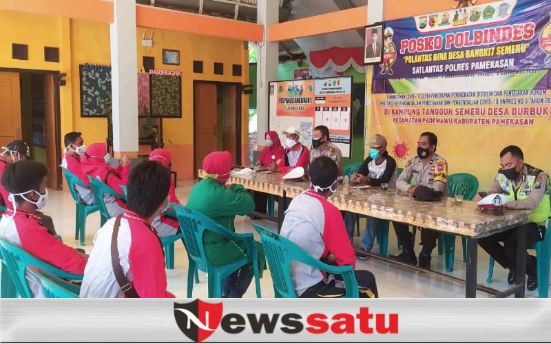 Program Polbindes Kiat Satlantas Bina Desa Tangguh Semeru di PamekasanProgram Polbindes Kiat Satlantas Bina Desa Tangguh Semeru di Pamekasan