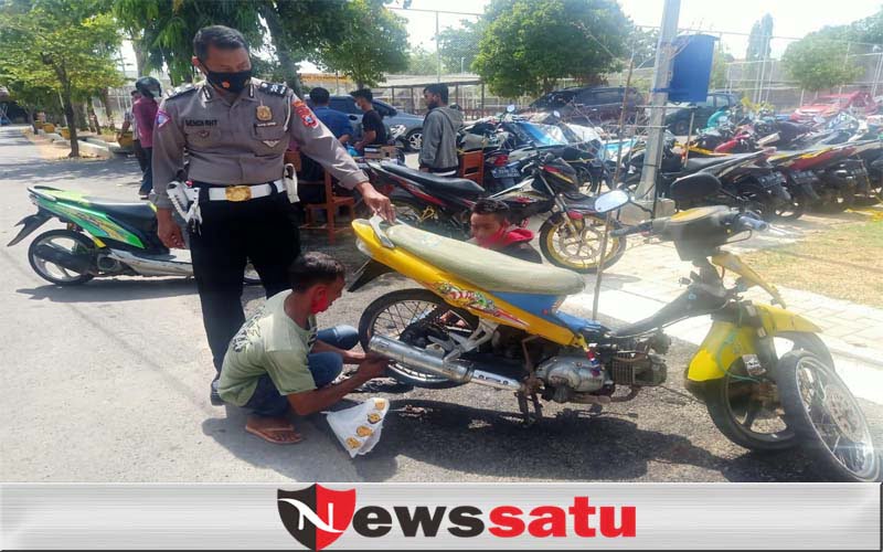 Ini Syarat Ambil Kendaraan Yang Kena Razia Di Polres Pamekasan