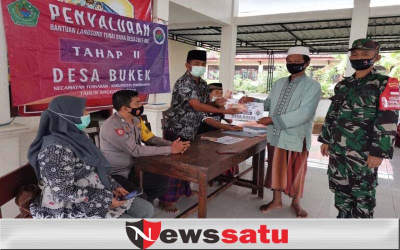 Pemdes Di Pamekasan Gelontorkan BLT-DD Untuk Warga Terdampak Pandemi