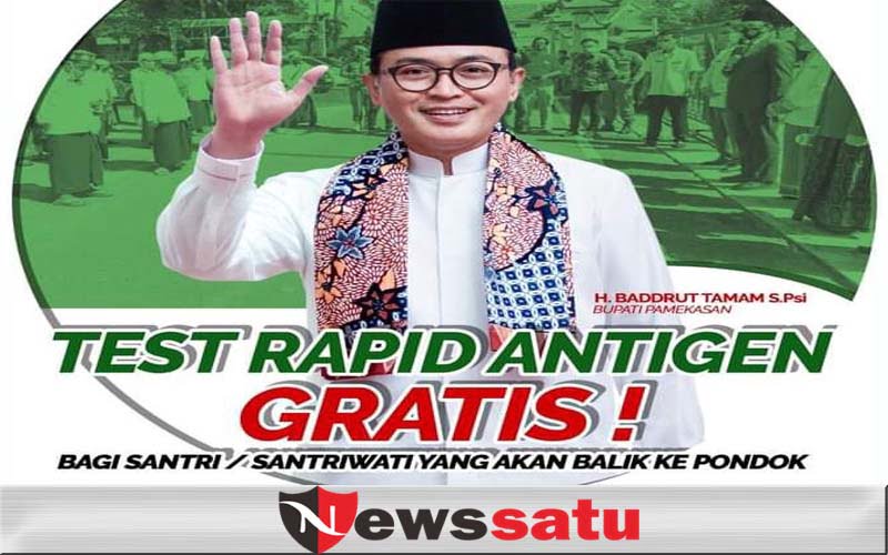 Pemkab Pamekasan Layani Rapid Antigen Khusus Santri Secara Gratis