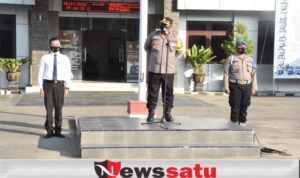 Polres Pamekasan Kemas Apel Pagi Jadi Halal Bihalal Seluruh Jajaran