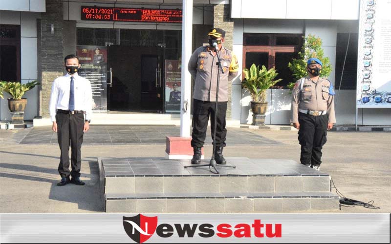 Polres Pamekasan Kemas Apel Pagi Jadi Halal Bihalal Seluruh Jajaran