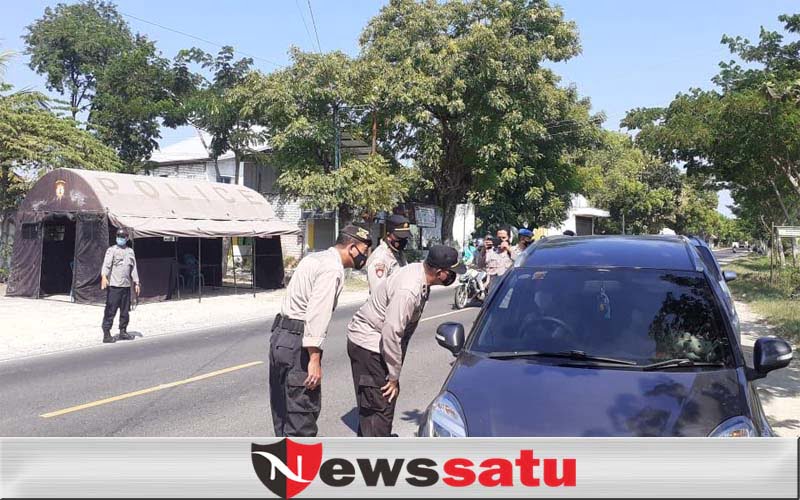 Pos Penyekatan Larangan Mudik di Ambat Pamekasan Diaktifkan Pos Penyekatan Larangan Mudik di Ambat Pamekasan Diaktifkan