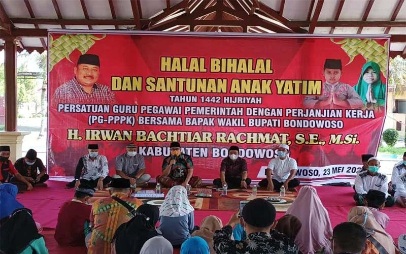 Wabup Bondowoso Bersama P3K Bondowoso Santuni Anak Yatim