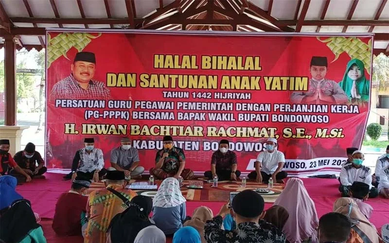 Wabup Bondowoso Bersama P3K Bondowoso Santuni Anak Yatim