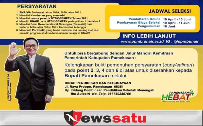 Wujud Kuatkan Kualitas SDM, Pemkab Pamekasan Resmi Berkerjasama dengan Kedokteran Unair