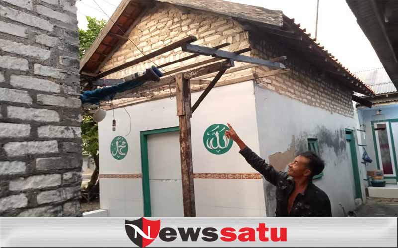4 Rumah dan 1 Musholla Diporakporandakan Angin Kencang di Pamekasan
