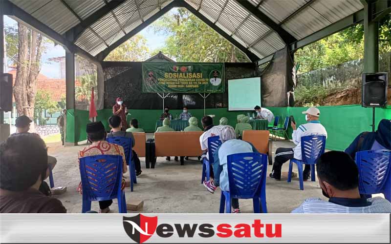 Bela Negara dan Wasbang Jadi Sasaran Non Fisik TMMD Ke 111 TA 2021 KODIM 828 Sampang