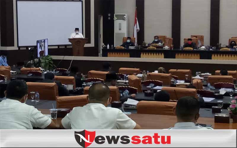 DPRD OKI Gelar Paripurna Raperda Pertanggungjawaban Pelaksanaan APBD Tahun 2020