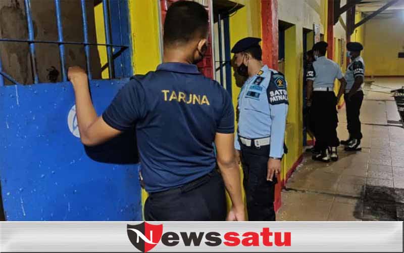 KPLP Lapas Kelas IIA Pamekasan Gledah Hunian WBP Dini Hari