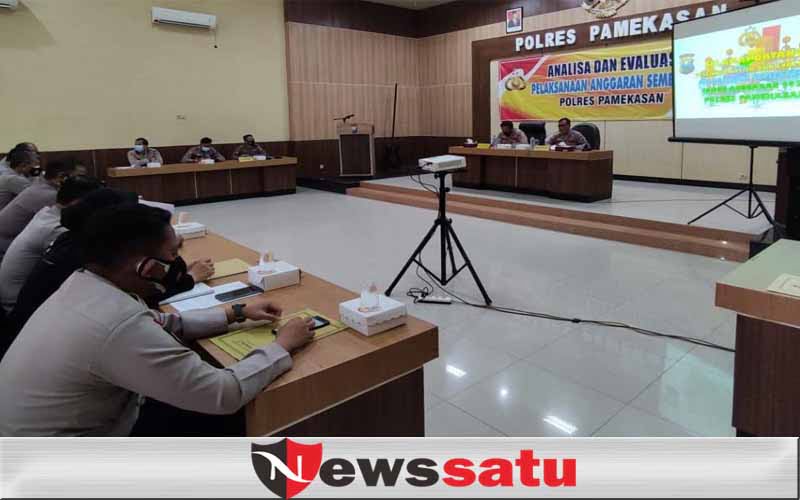Kapolres Monitoring Serapan Anggaran Semester I Tiap Satuan Polres Pamekasan